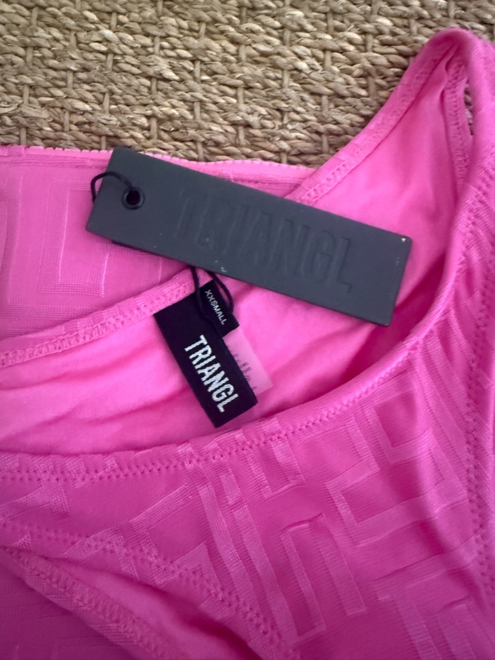 NWT TRIANGL MAIA Pink Cheeky Bikini Bottoms Size XXS + Waterproof Bag - Picture 2 of 4